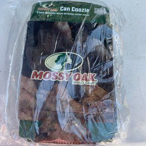 6 pc lot - NEW MOSSY OAK CAN COOZIE woodland leaves Koozie pack, can sleeves